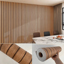 Papel de Parede 3D Autoadesivo Efeito Madeira