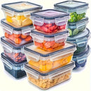 Kit 8 Potes Herméticos para Alimentos com Trava