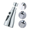 Extensor de Torneira 3 em 1 Universal – Rotação 360°, 3 Modos de Jato e Alta Pressão