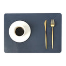 Jogo Americano de Mesa Estilo Nórdico em Couro Dupla Face – Térmico, Impermeável e Resistente a Óleo (Retangular)