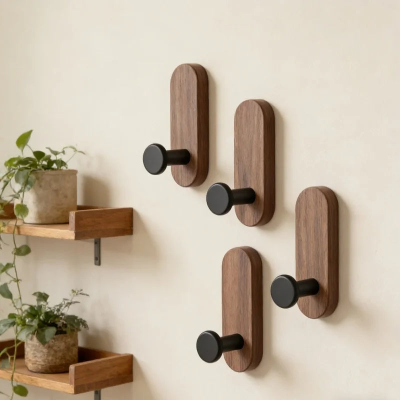 Gancho Decorativo em Madeira