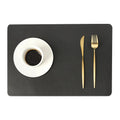 Jogo Americano de Mesa Estilo Nórdico em Couro Dupla Face – Térmico, Impermeável e Resistente a Óleo (Retangular)